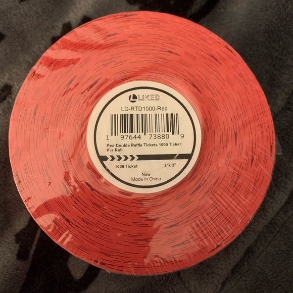 Roll of 1000 Double Stub Raffle Tickets 🎟️ - Picture 2 of 2